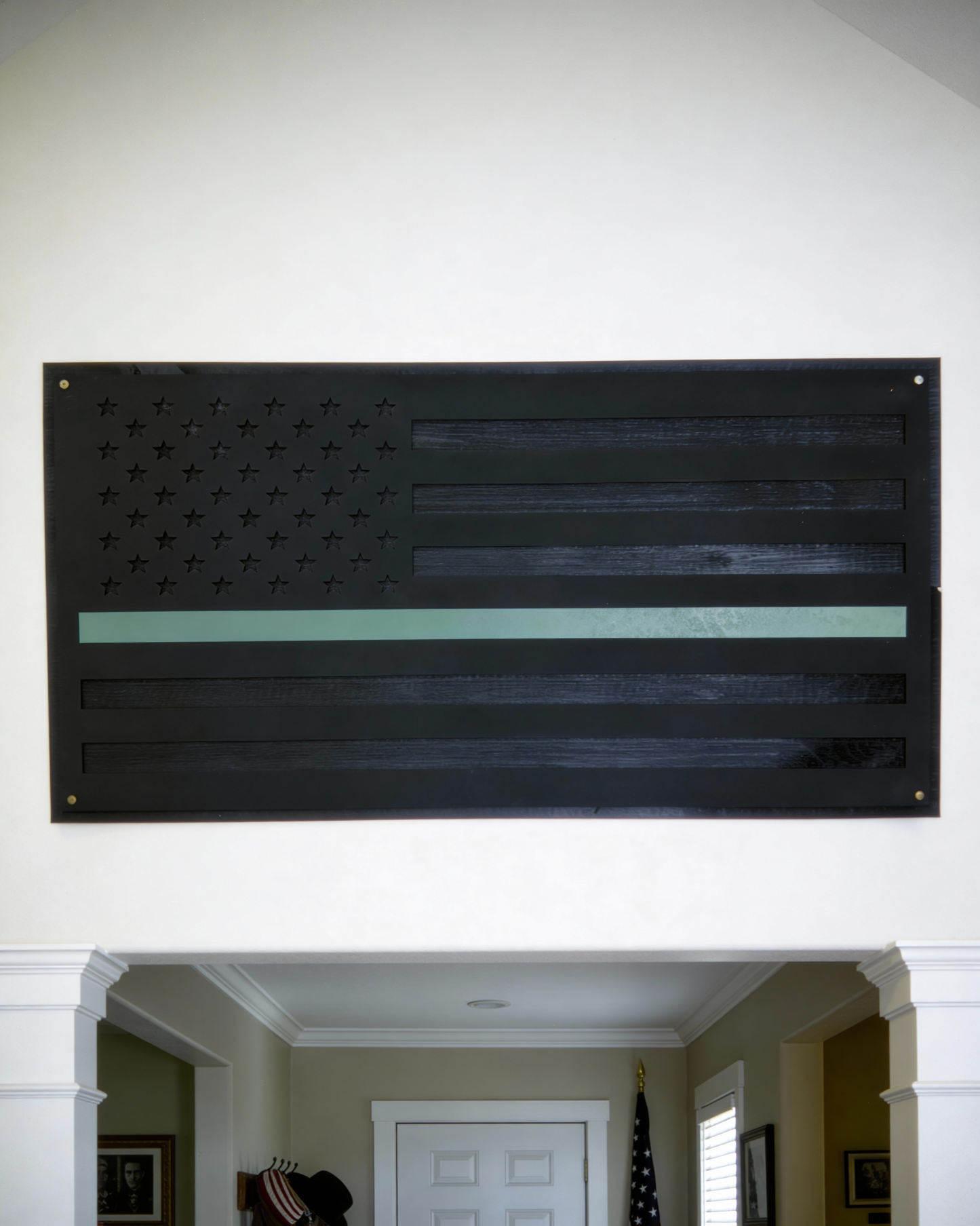 Blacked Out American Flag