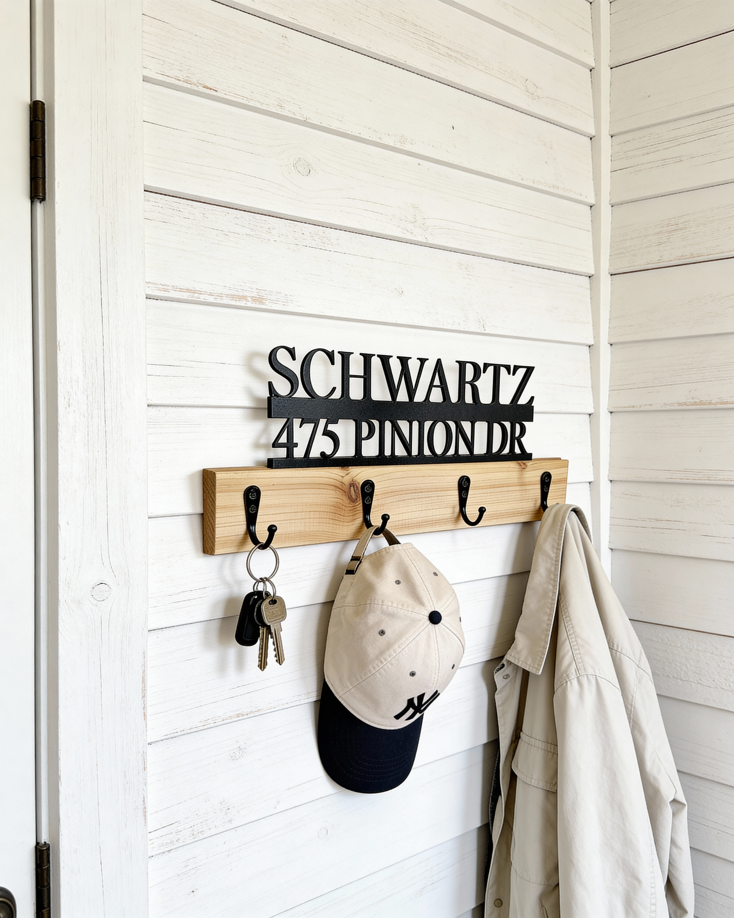 Pine & Cedar Key Holder