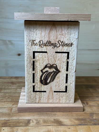 Themed Wood Lantern with Removable Front