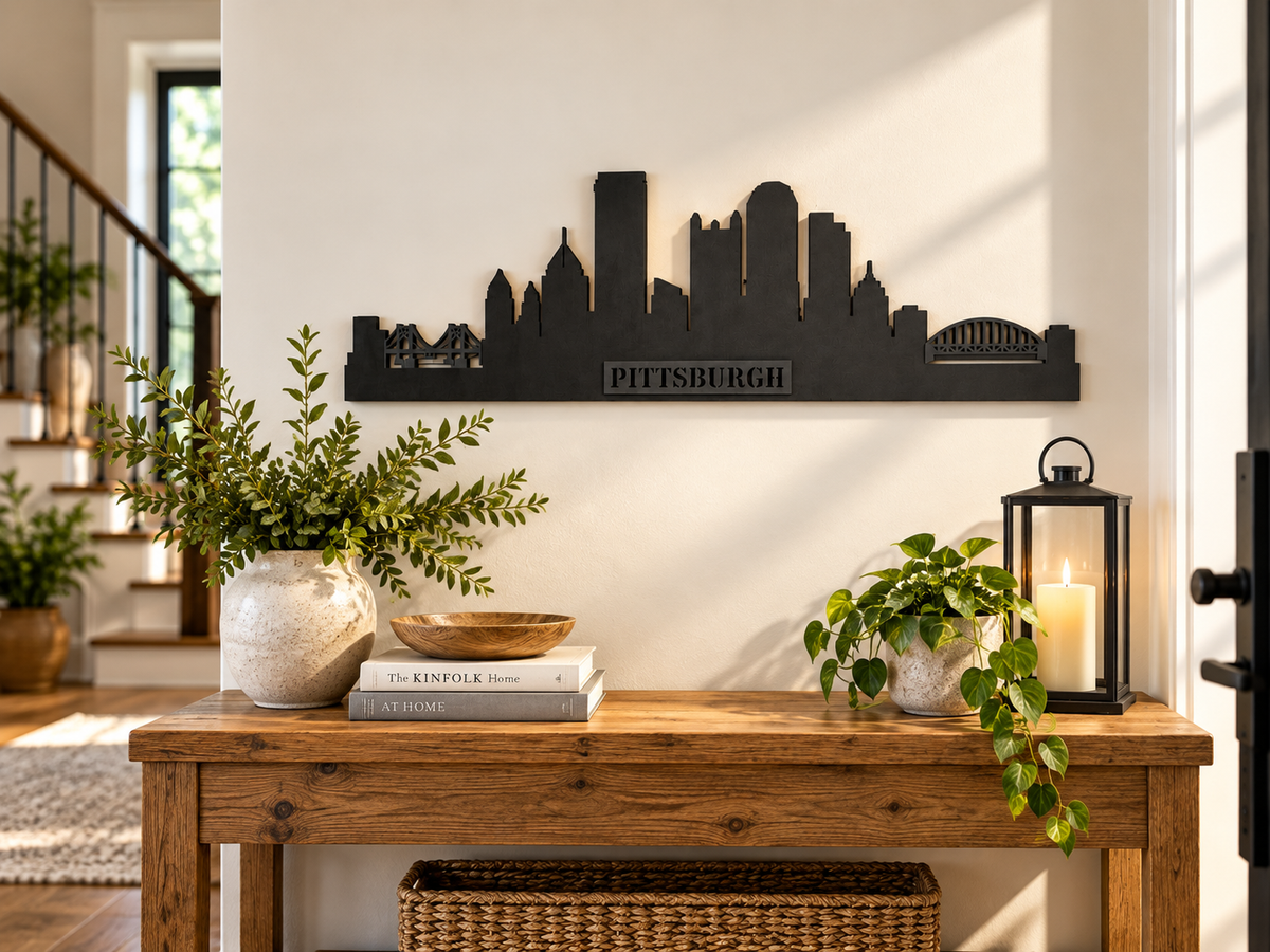 Pittsburgh City Skyline Wall Art