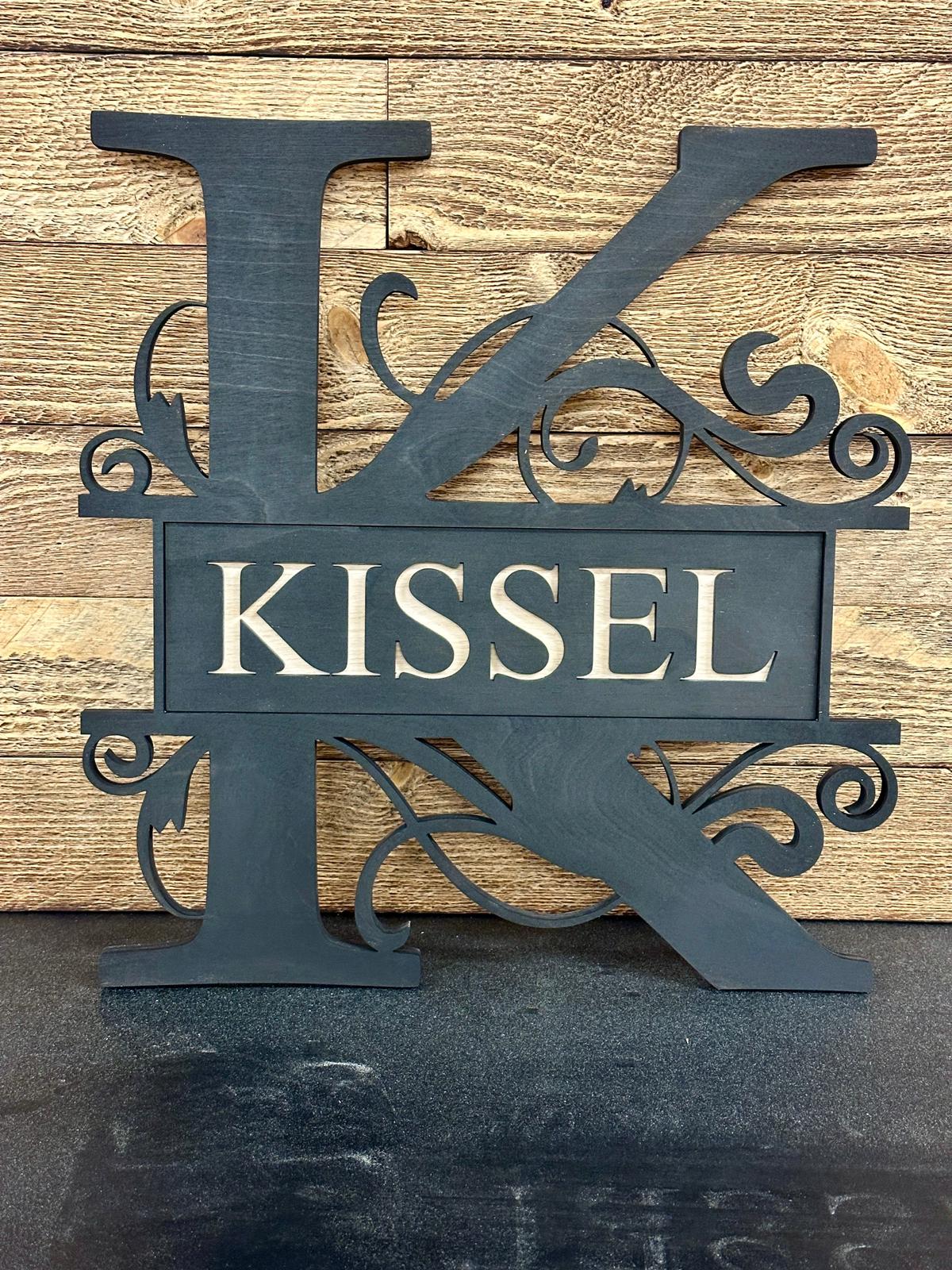 Monogram Wall Hanger Closing Gift