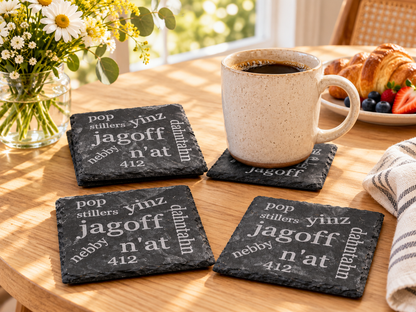 Slate Coaster - Pittsburghese Set of 4