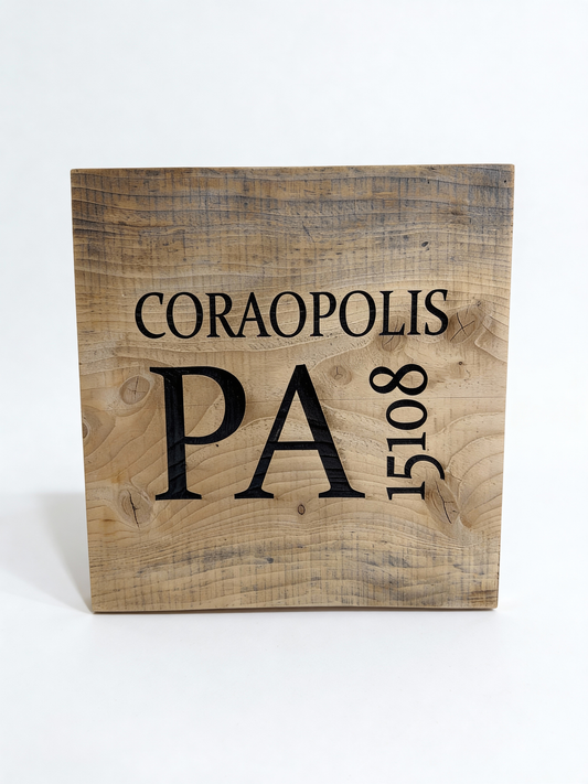 Pine City Sign 15x15