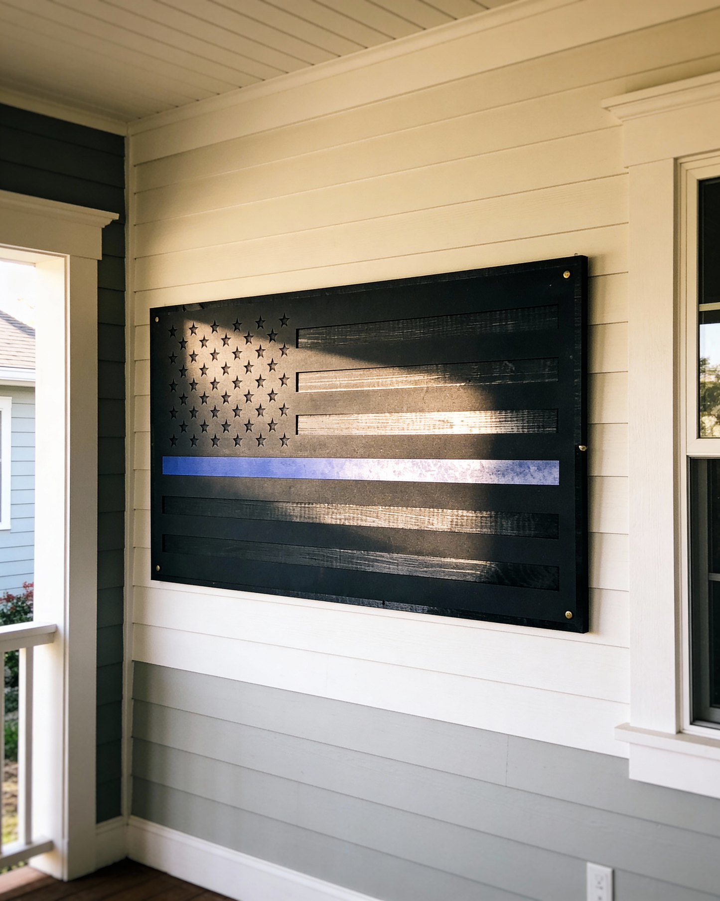 Blacked Out American Flag