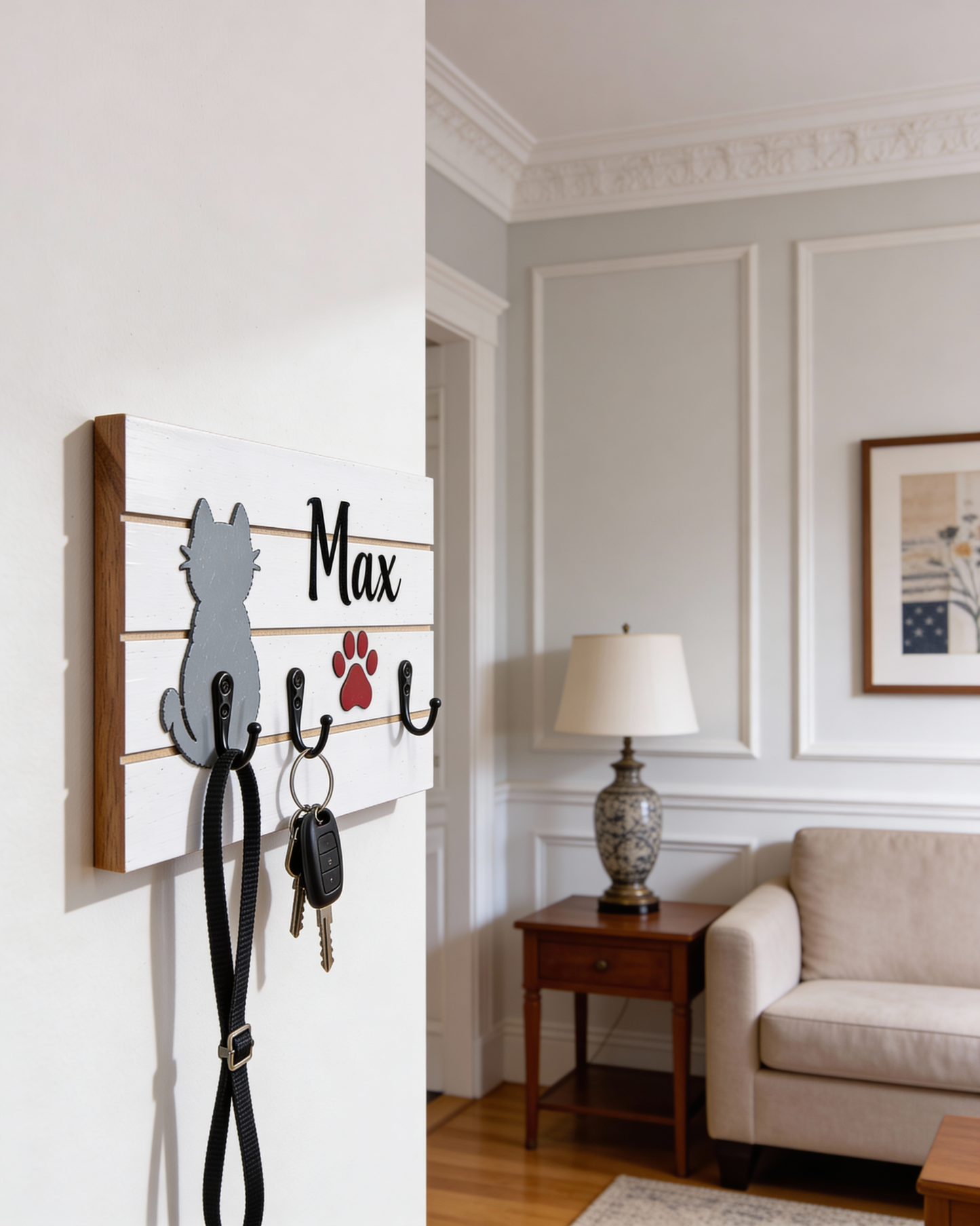 Custom Pet Leash Holder