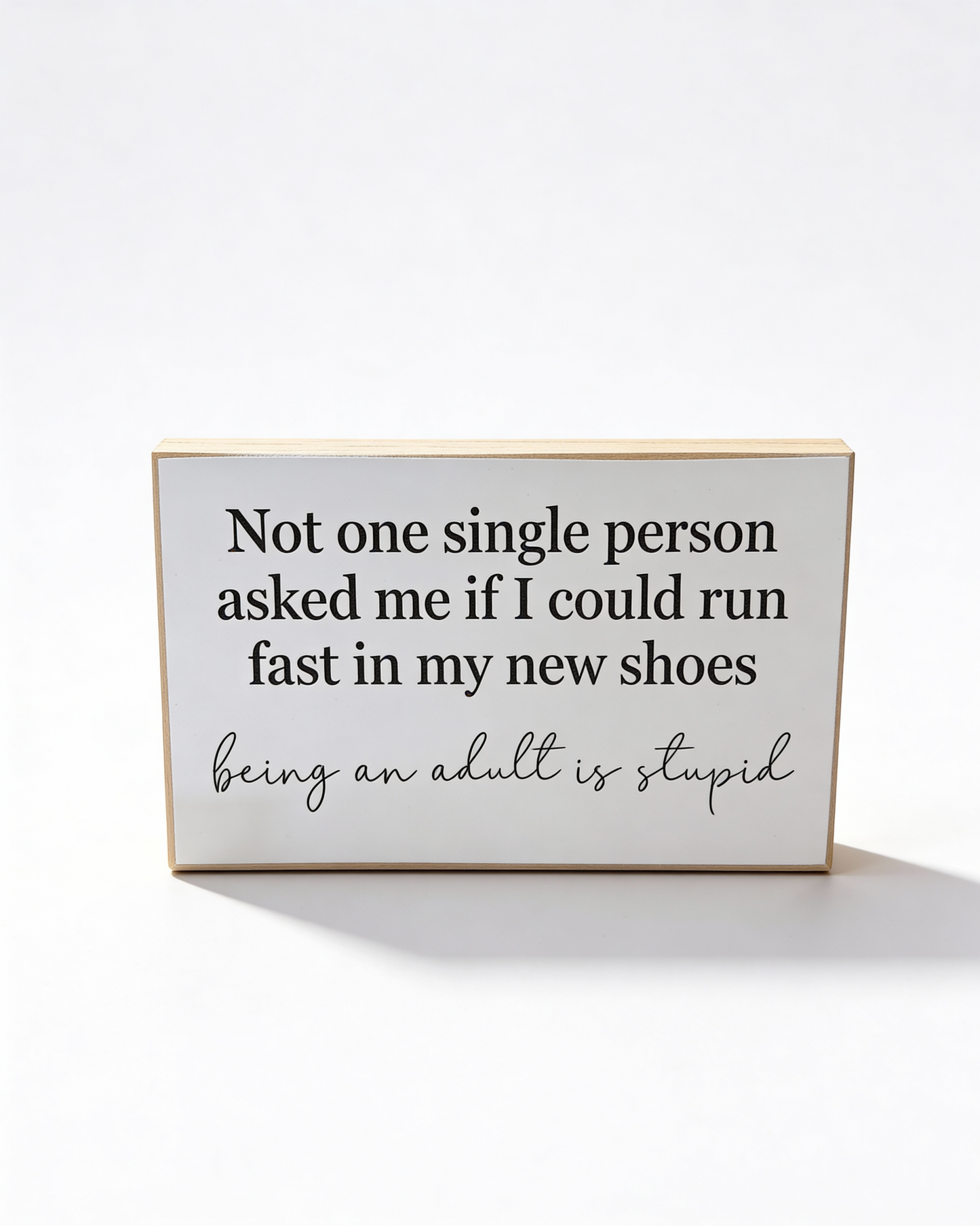 Snarky MDF Sign