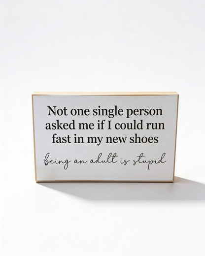 Snarky MDF Sign
