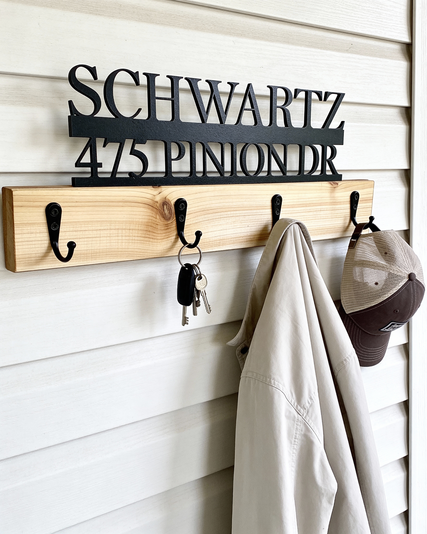 Pine & Cedar Key Holder