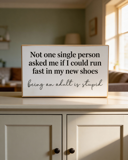 Snarky MDF Sign