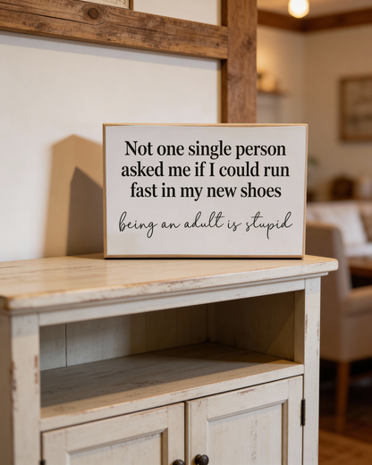 Snarky MDF Sign
