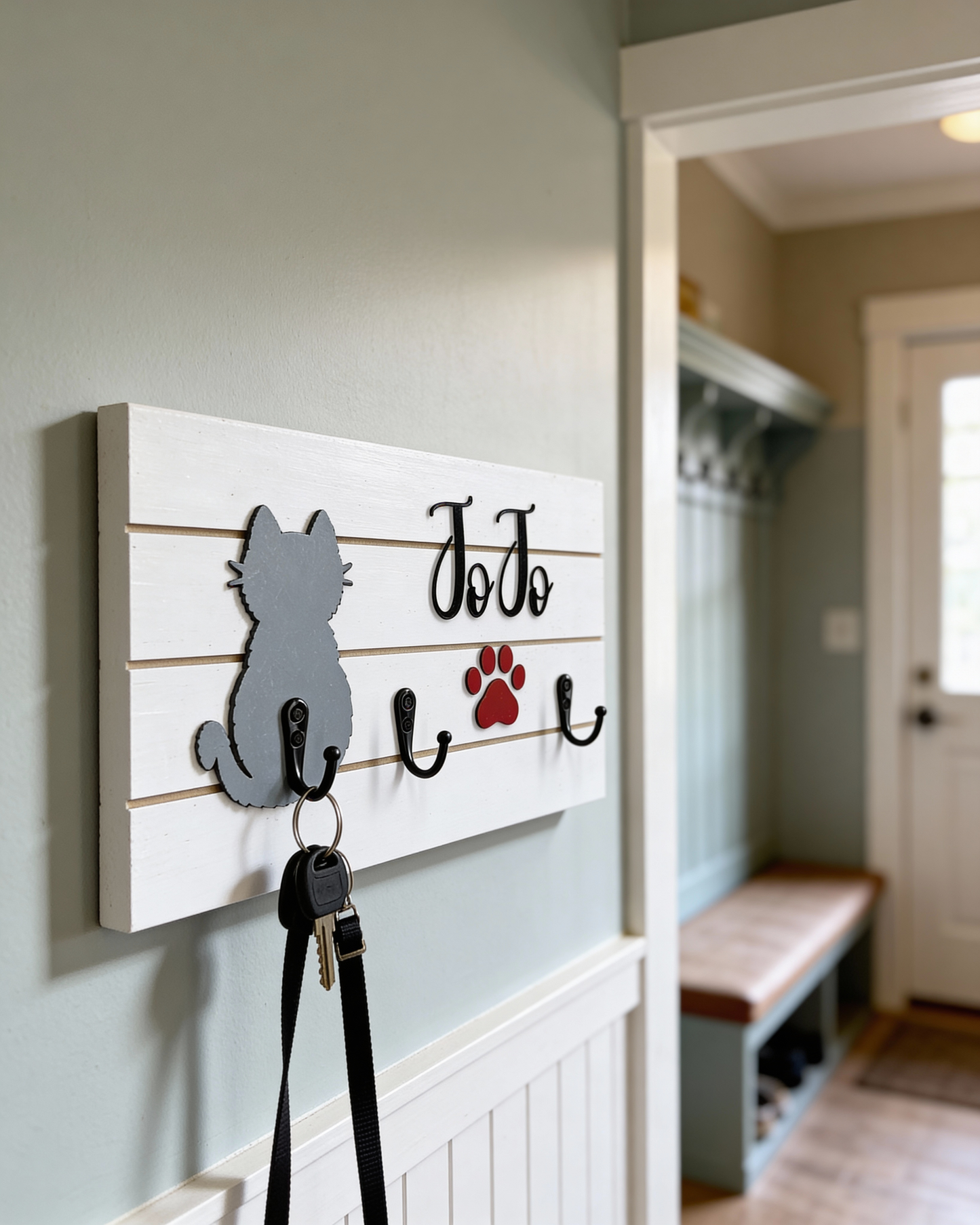 Custom Pet Leash Holder