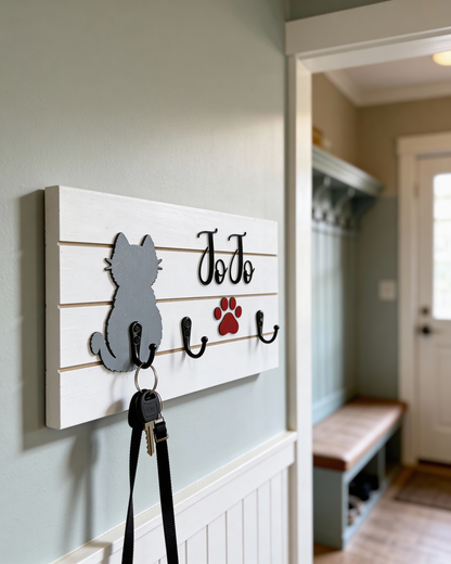 Custom Pet Leash Holder