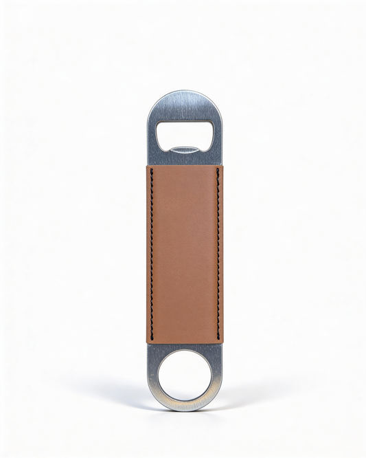 Leather & Metal Bottle Opener