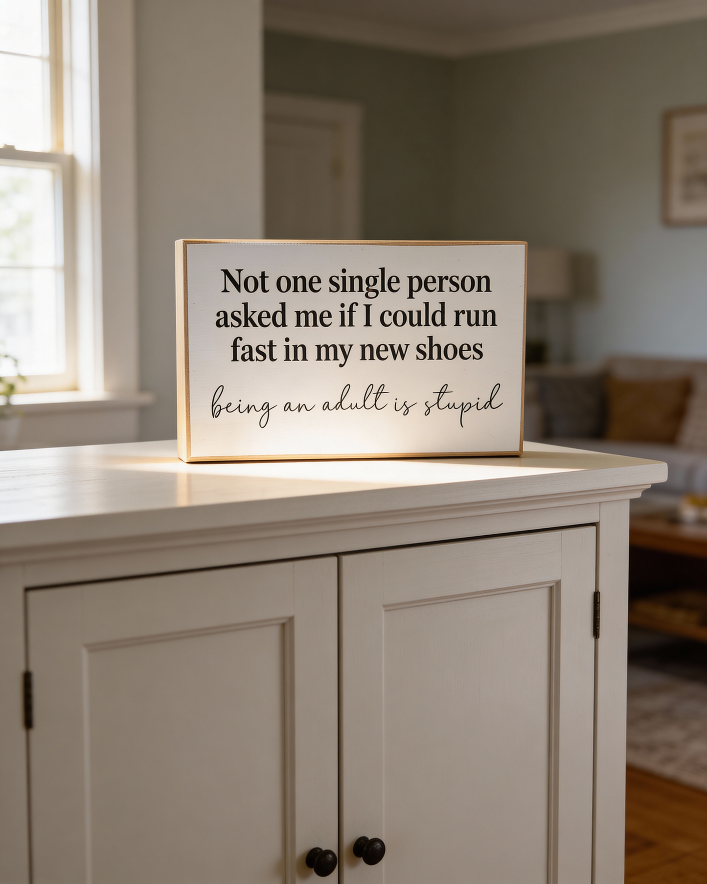 Snarky MDF Sign
