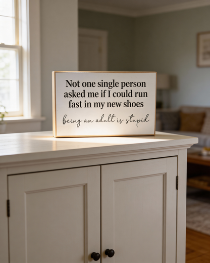 Snarky MDF Sign