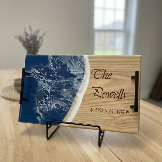 Epoxy Wave Charcuterie Board Class