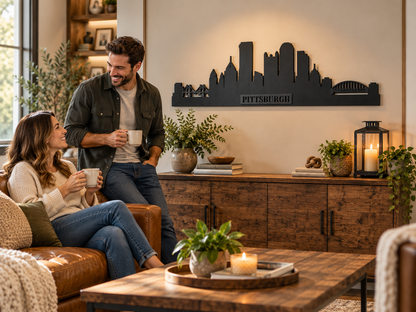 Pittsburgh City Skyline Wall Art
