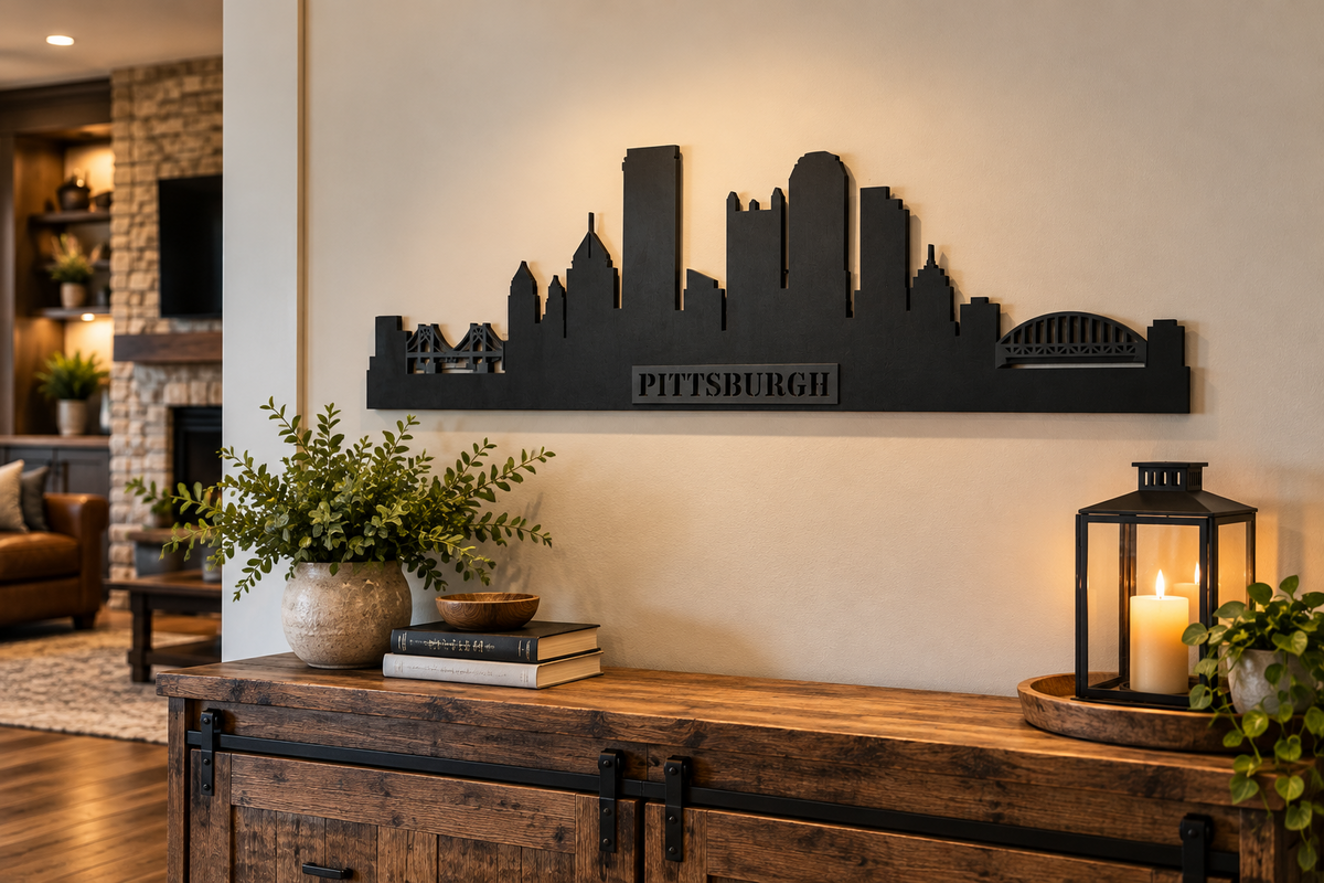 Pittsburgh City Skyline Wall Art